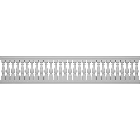 Ekena Millwork Fiberthane Legacy Balustrade Railing Kit, Style D (6 1/4" On-Center Spacing to Pass 4" Sphere Code) BALK40X180LGD